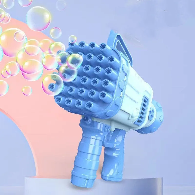 32 Holes Bubble Machine Electric Children's Toy Gatling Bubble Gun Automatic Porous | Brodtica.com