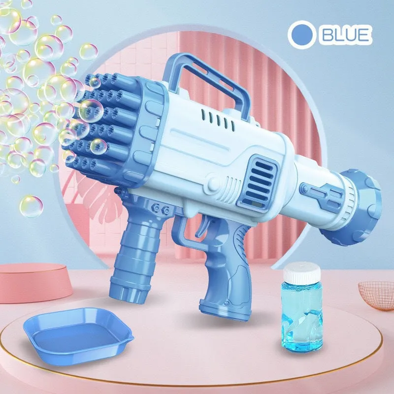 32 Holes Bubble Machine Electric Children's Toy Gatling Bubble Gun Automatic Porous | Brodtica.com