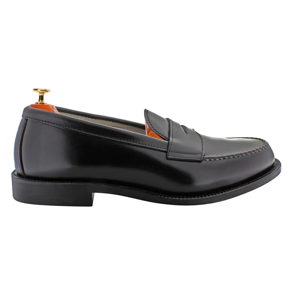 6 CM / 2.36 Inches CMR CHAMARIPA Elevator Shoes - Elevate Your Style with Height Increasing Loafer Shoes - Black Shell Cordovan Penny Loafers