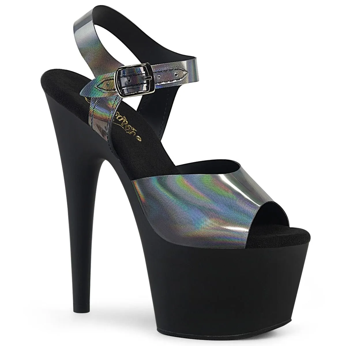 ADORE-708N-DT Pewter Hologram TPU/Black Matte