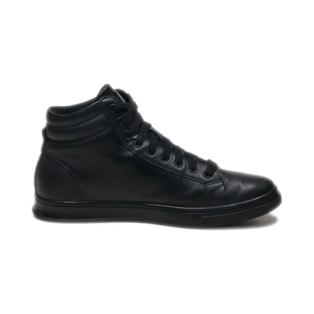 Aldo Ankle Boots Leather Black Colour For Men