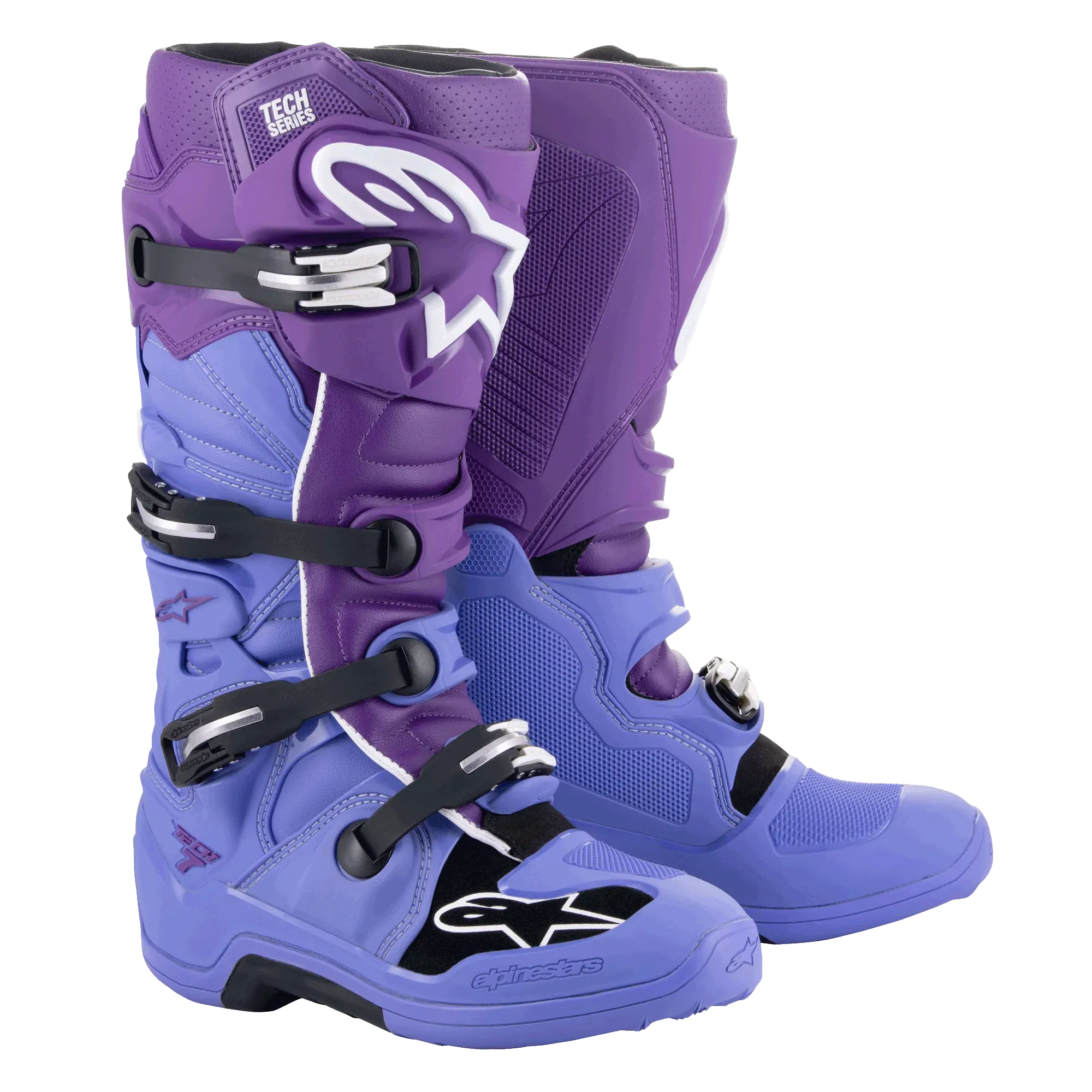 Alpinestars Tech 7 Motocross Boots (Purple, UK Size: 9)