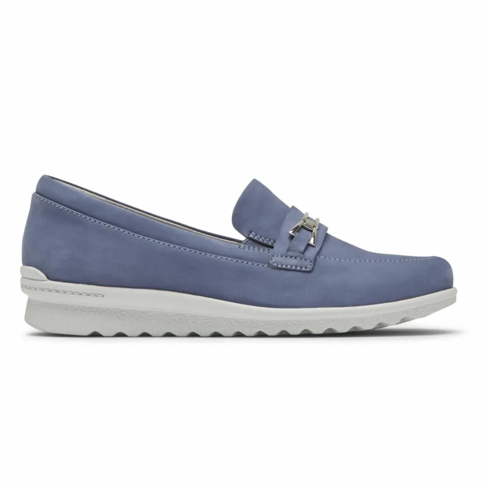 Aravon Women's Bit Loafer Josie Blue 2E