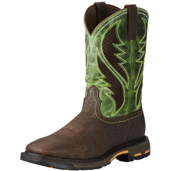 Ariat Men's WorkHog VentTEK 11" Wide Comp Toe Western Work Boot - 10020084