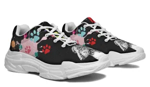 Artsy Dachshund Chunky Sneakers