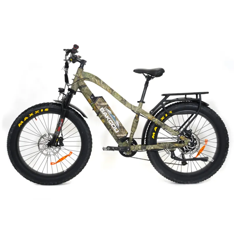 Bakcou Flatlander Fat Tire Electric Bike, 48V 750W