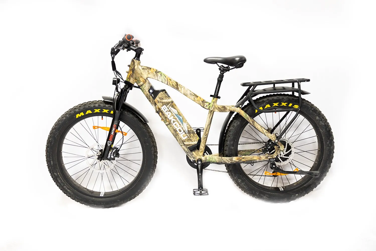 Bakcou Flatlander Hunting Ebike Fat Tire Electric Mountain Bike 750W