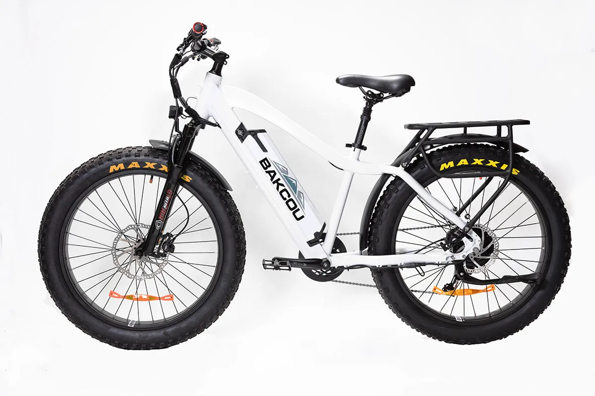 Bakcou Flatlander Hunting Ebike Fat Tire Electric Mountain Bike 750W