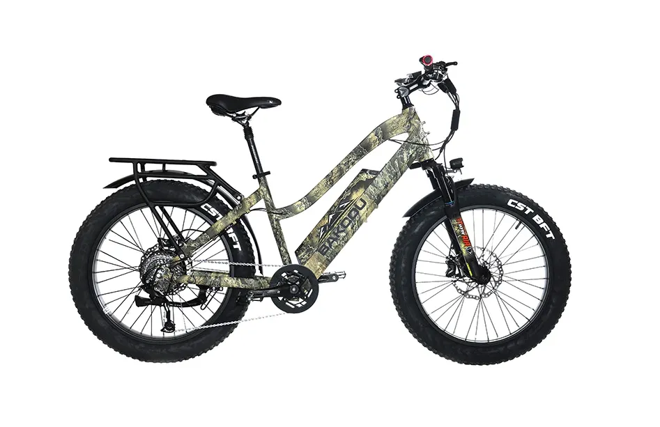 BAKCOU Flatlander Step-Through 24" Electric Hunting Bike