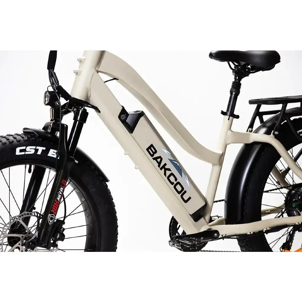 Bakcou Flatlander Step through (ST) 24" 750W 48V Fat Tire Electric Hunting Bike