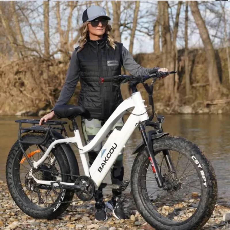 Bakcou Flatlander Step-Through (ST) 24" Electric Bike, 48V 750W