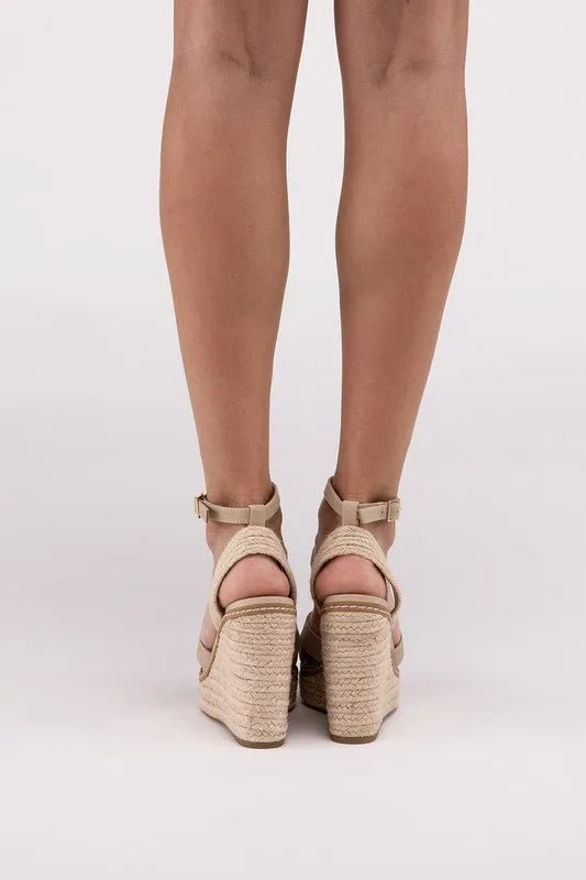 Basset Espadrille Platform Wedge Sandals