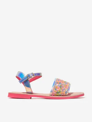 Billieblush Girls Sequin Sandals in Multicolour