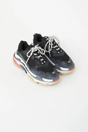 Black Multicolour Triple S Chunky Sneaker