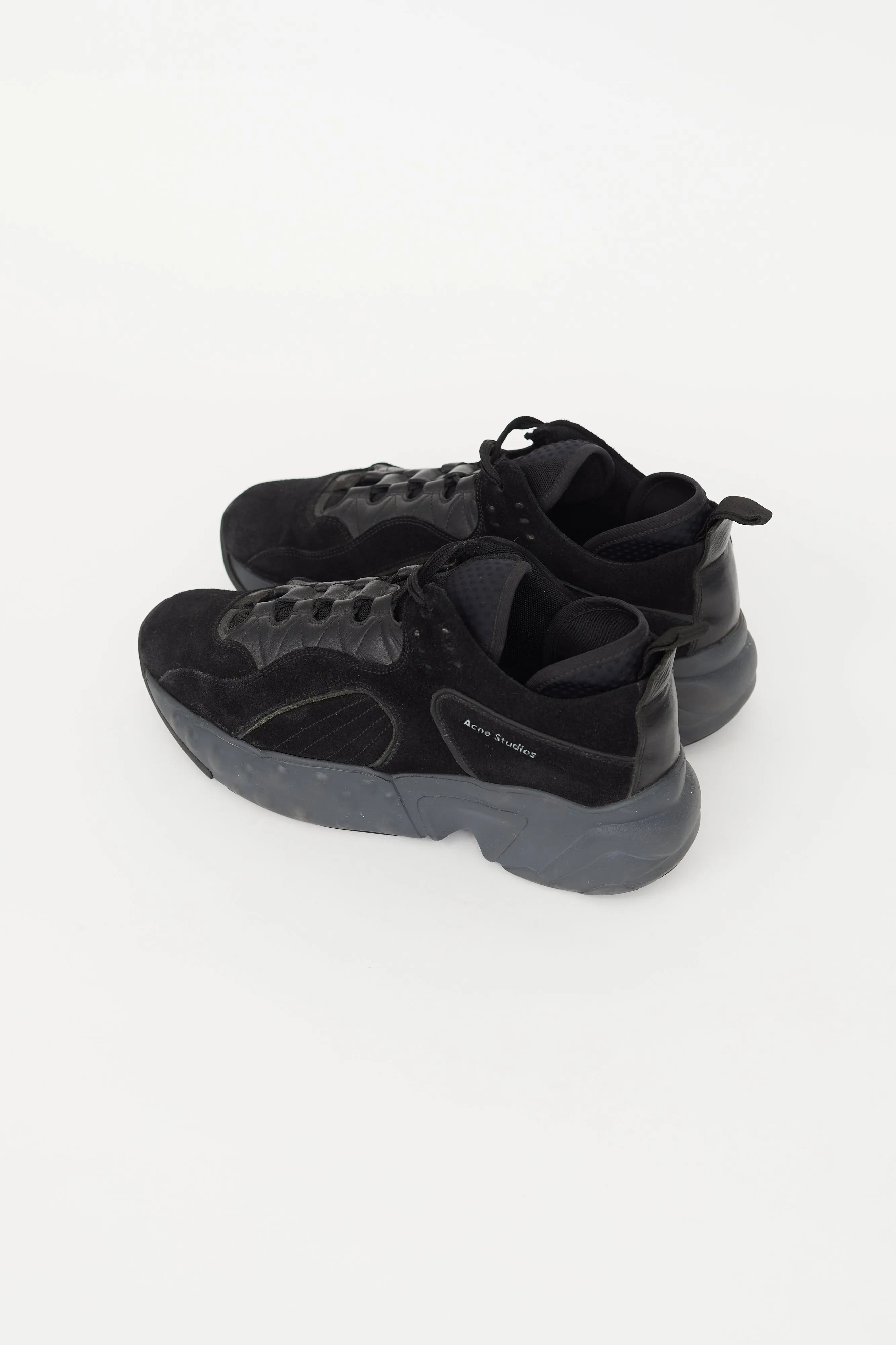 Black Suede Rockaway Sneaker