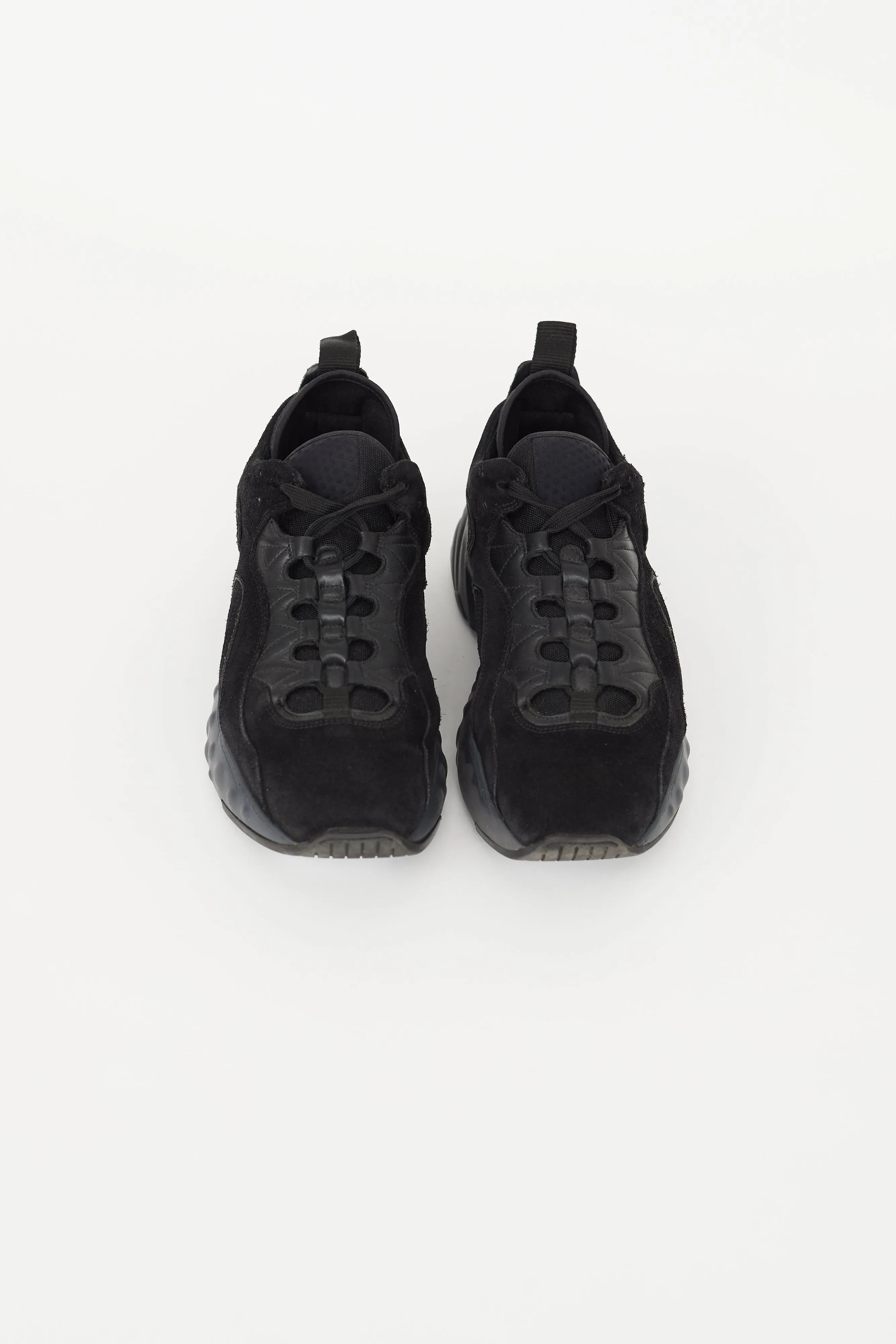 Black Suede Rockaway Sneaker