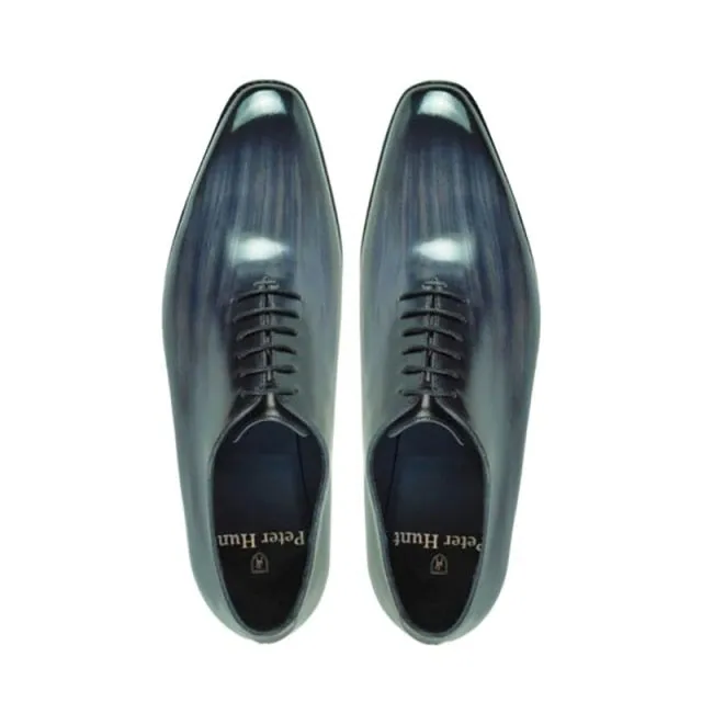 Blended Color Genuine Leather Oxford Shoes