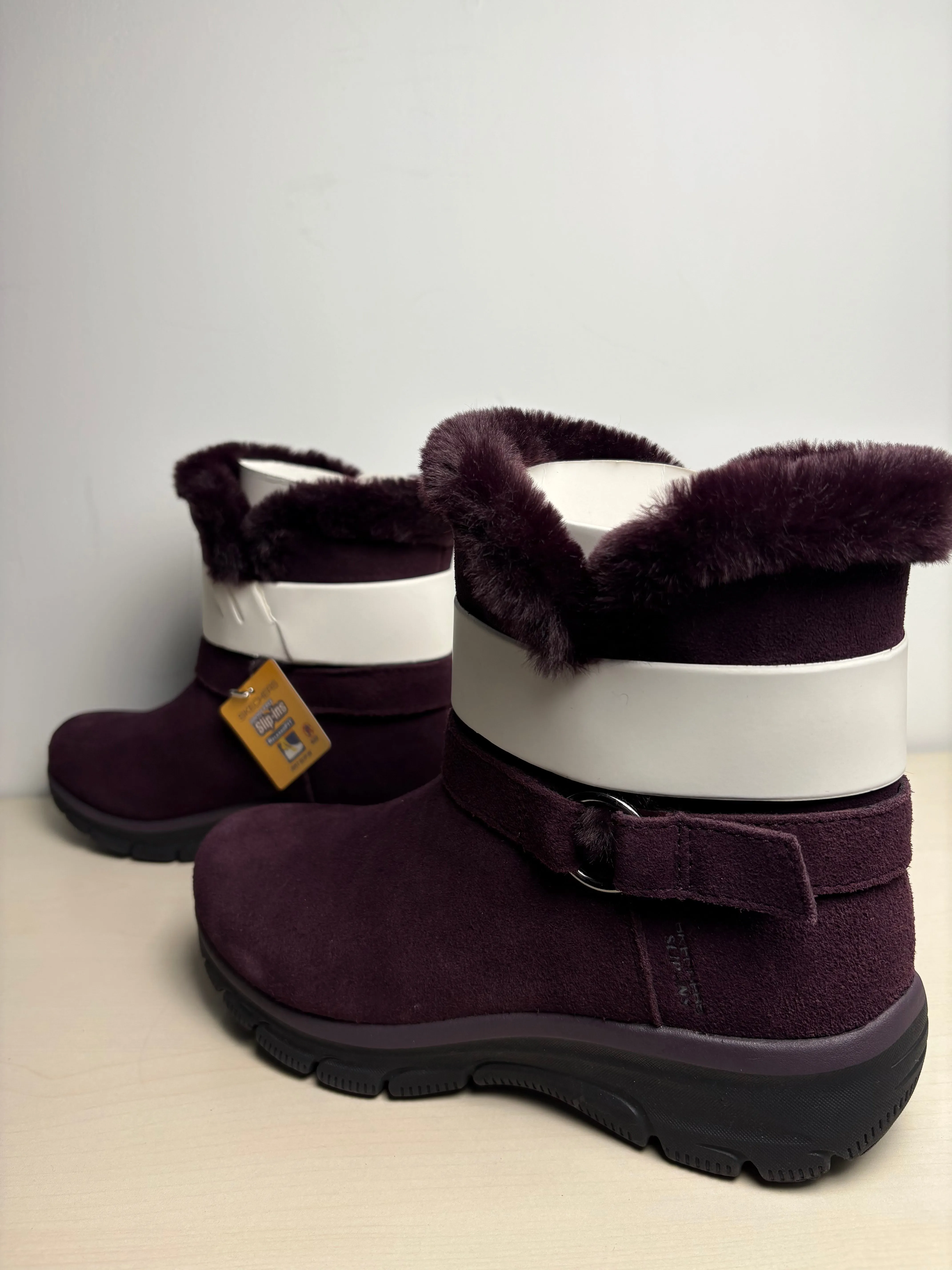 Boots Snow By Skechers In Purple, Size: 9