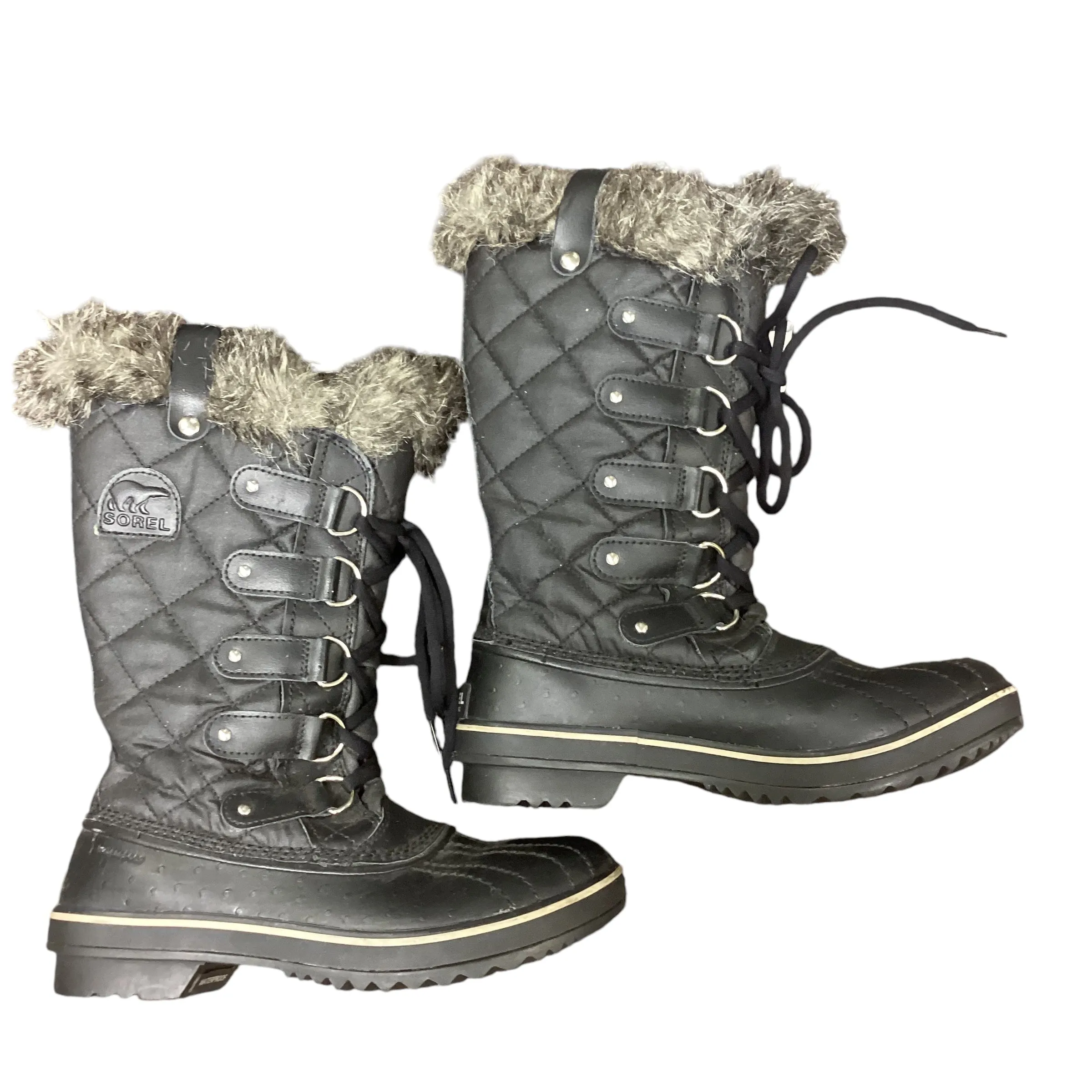 Boots Snow By Sorel In Black, Size: 7