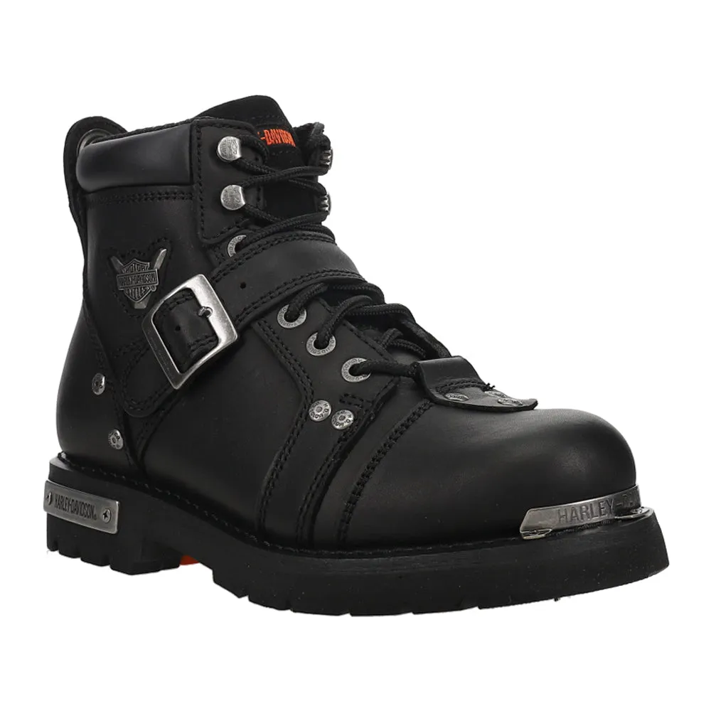 Brake Buckle Motorcycle Round Toe Boots