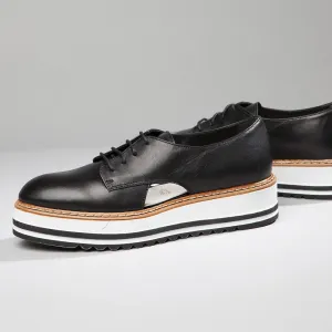 Brody - Black Platform Oxford