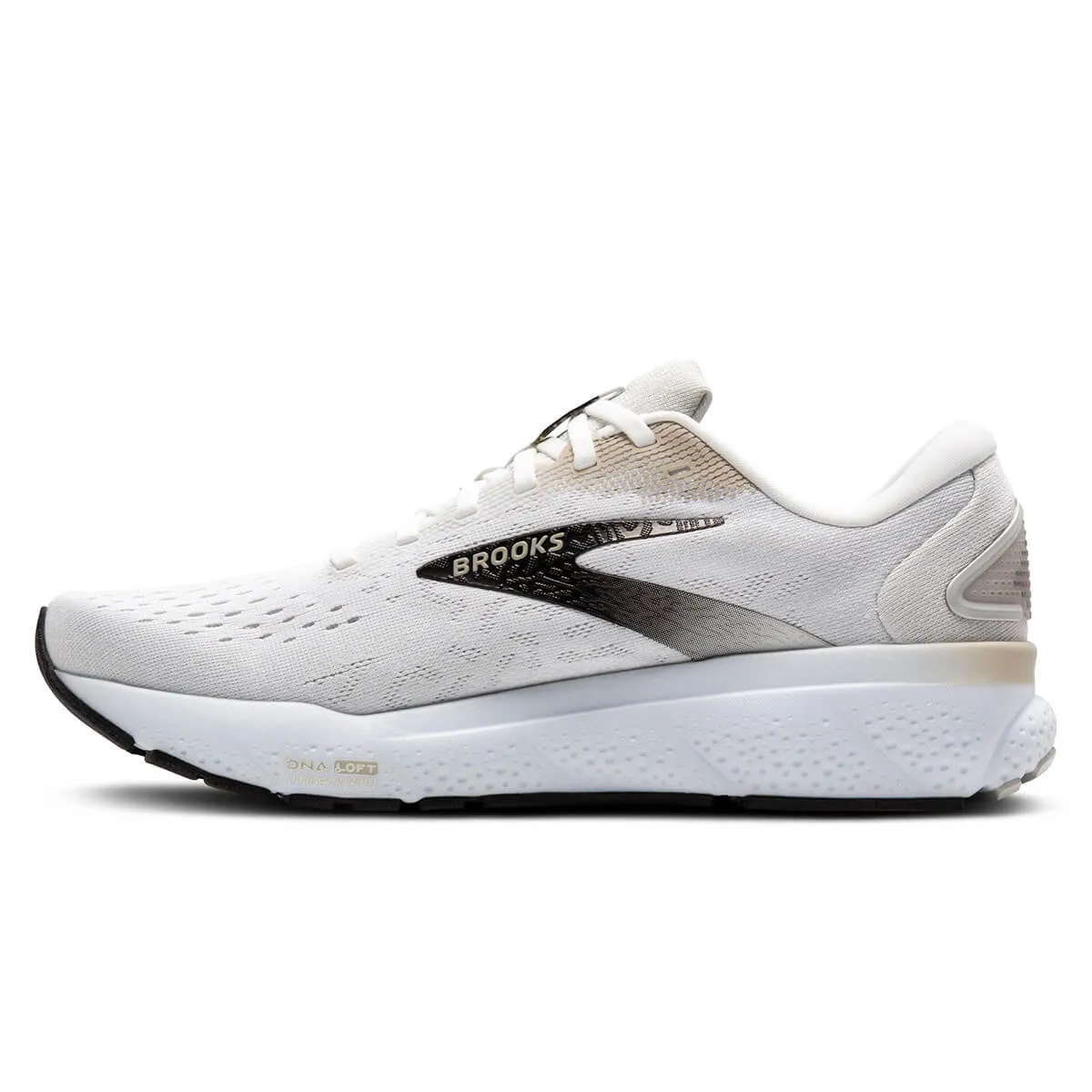 Brooks Ghost 16 Mens | White/pelican/oyster