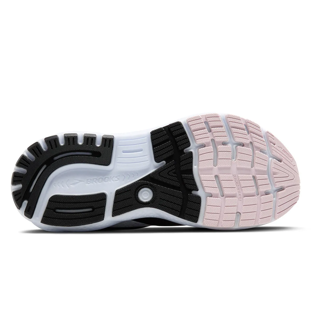 Brooks Ghost 16 Womens | Black/white/orchid Ice