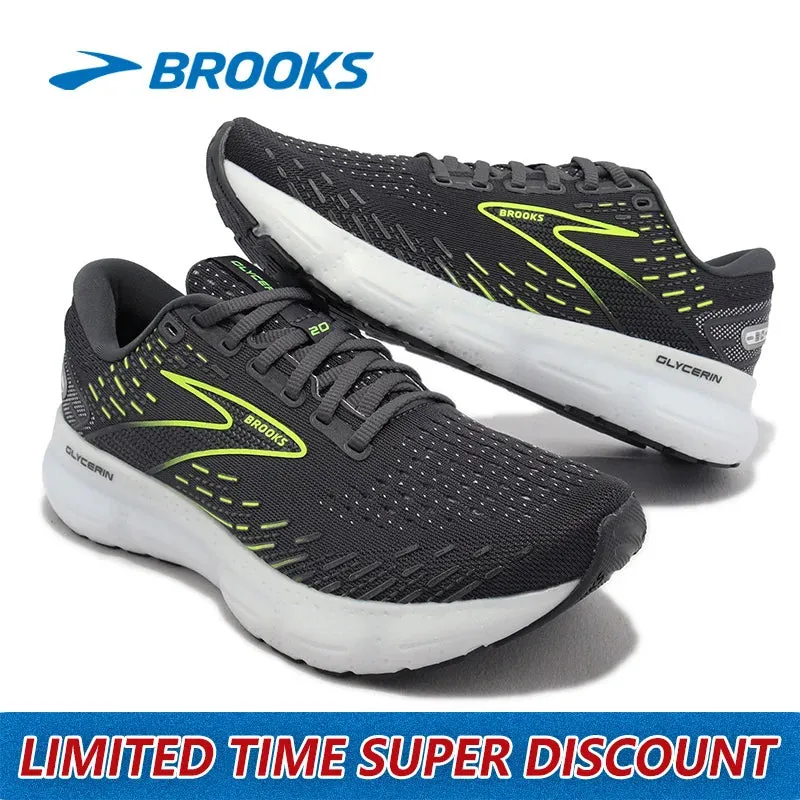 Brooks Glycerin 20 Jogging Shoes Running Support Training Sneakers Breathable Light casual shoes trail running shoes