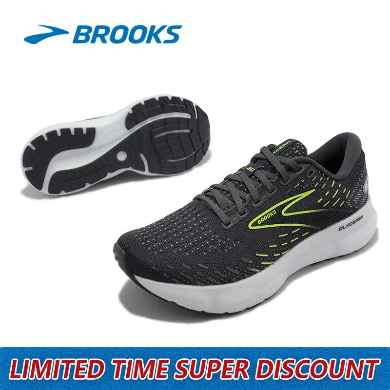 Brooks Glycerin 20 Jogging Shoes Running Support Training Sneakers Breathable Light casual shoes trail running shoes