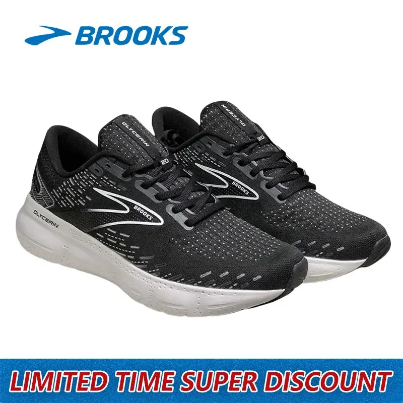 Brooks Glycerin GTS 20 Series Outdoor Running Shoes Sneakers Casual Shoes Training Running Shoes Shock absorption and comfort