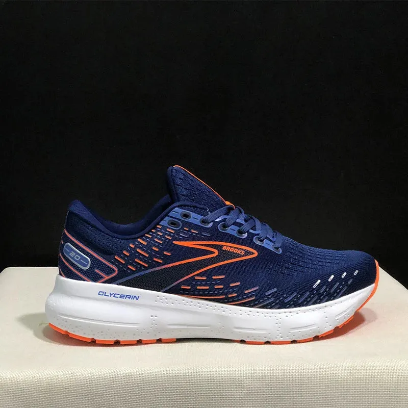 Brooks Glycerin GTS 20 Series Outdoor Running Shoes Sneakers Casual Shoes Training Running Shoes Shock absorption and comfort