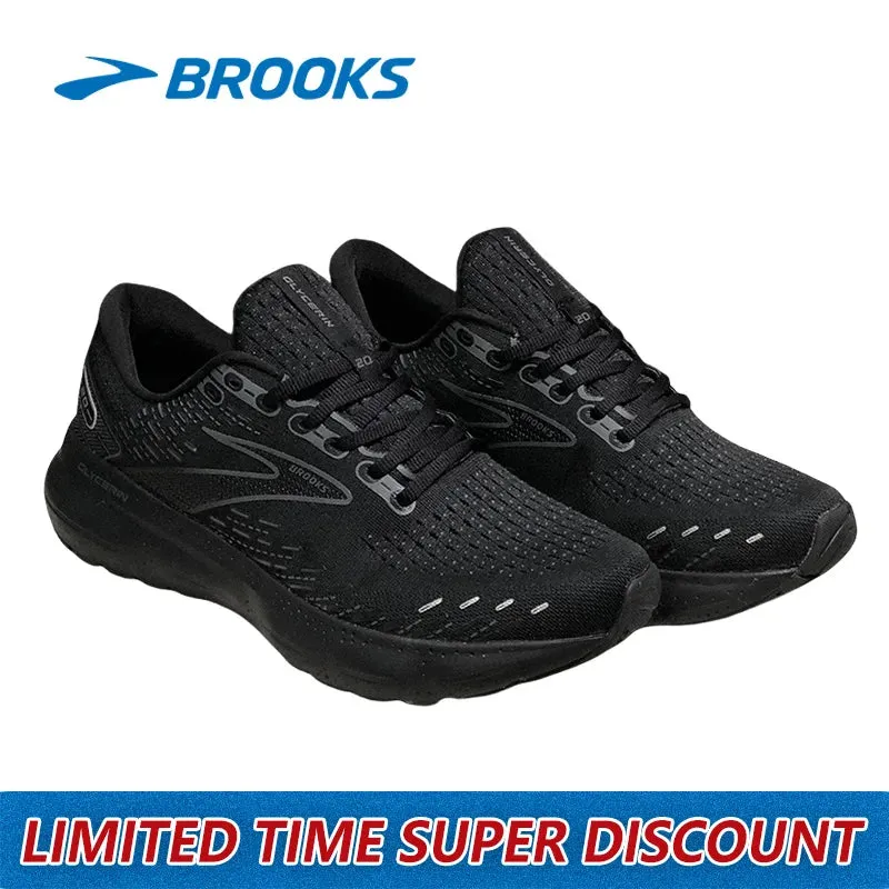 Brooks Glycerin GTS 20 Series Outdoor Running Shoes Sneakers Casual Shoes Training Running Shoes Shock absorption and comfort