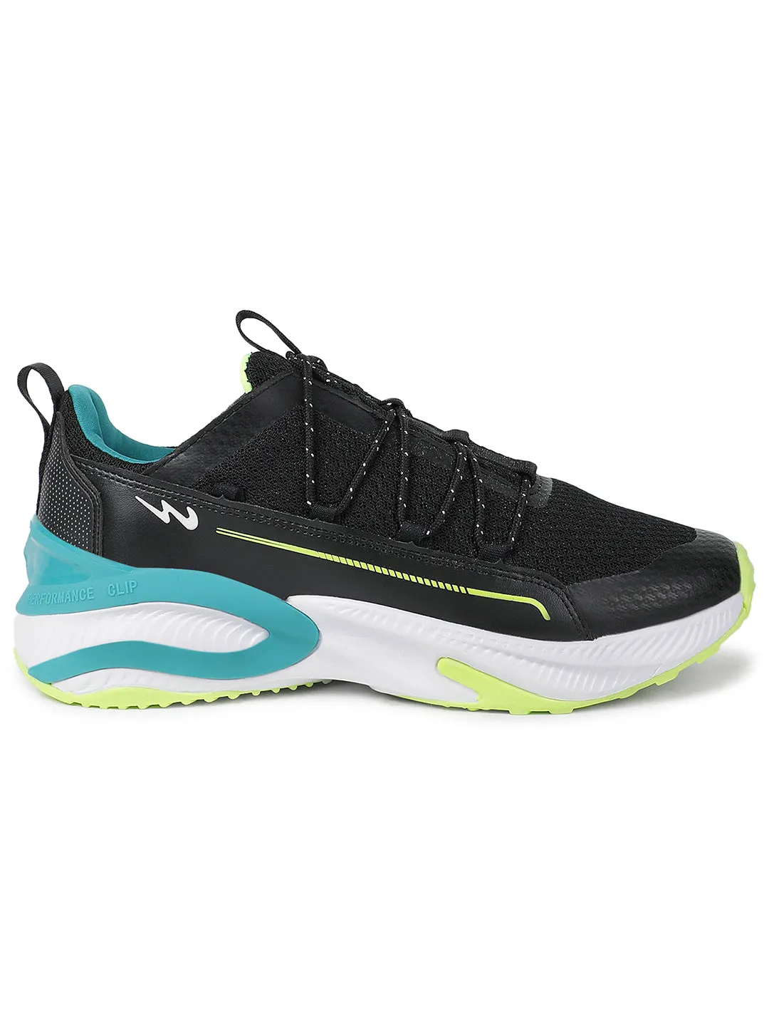 CAMP CYBORG Black Men's Running Shoes