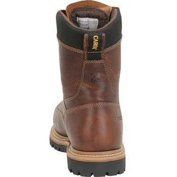 Carolina Men's Grind 8" WP Comp Toe Work Boot - Brown - CA5529