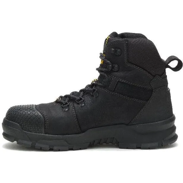 CAT Men's Accomplice X Steel Toe WP Work Boot - Black - P91329