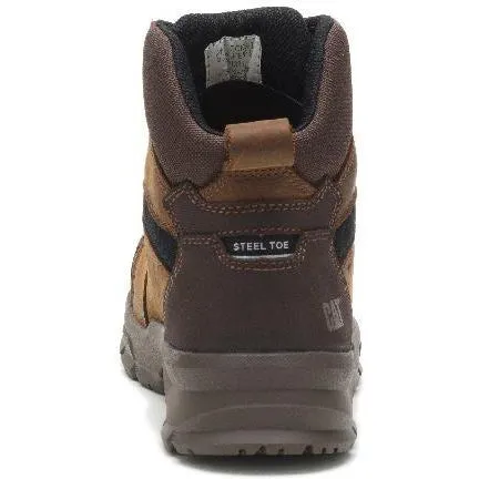 CAT Men's Accomplice X Steel Toe WP Work Boot - Brown - P91331