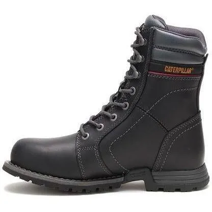 CAT Women's Echo Steel Toe WP Rubber Outsole Work Boot - Black - P90899