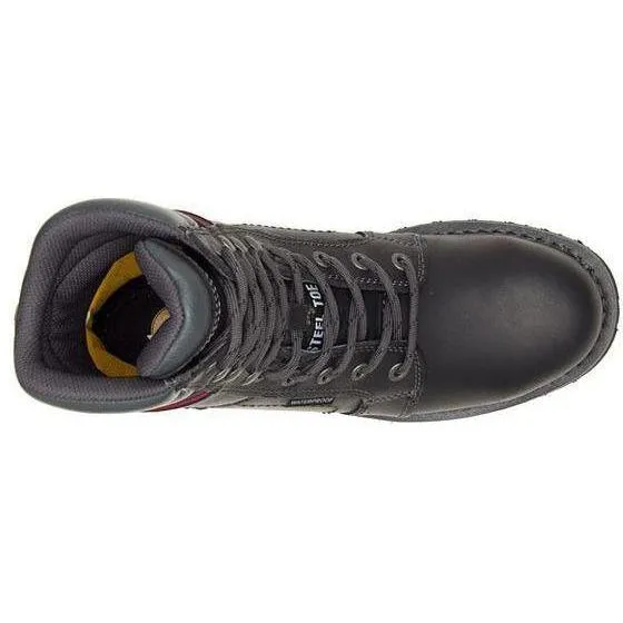 CAT Women's Echo Steel Toe WP Rubber Outsole Work Boot - Black - P90899