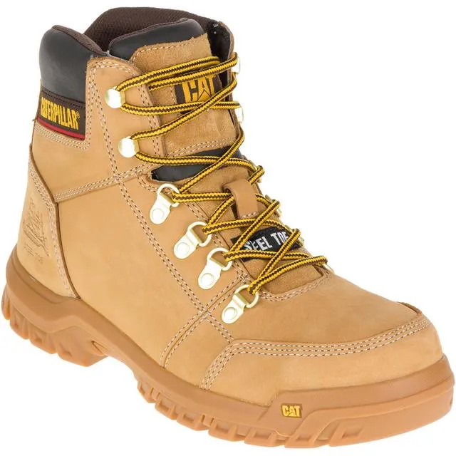 Caterpillar Men's Outline Steel Toe Work Boot, Honey Reset | P90801