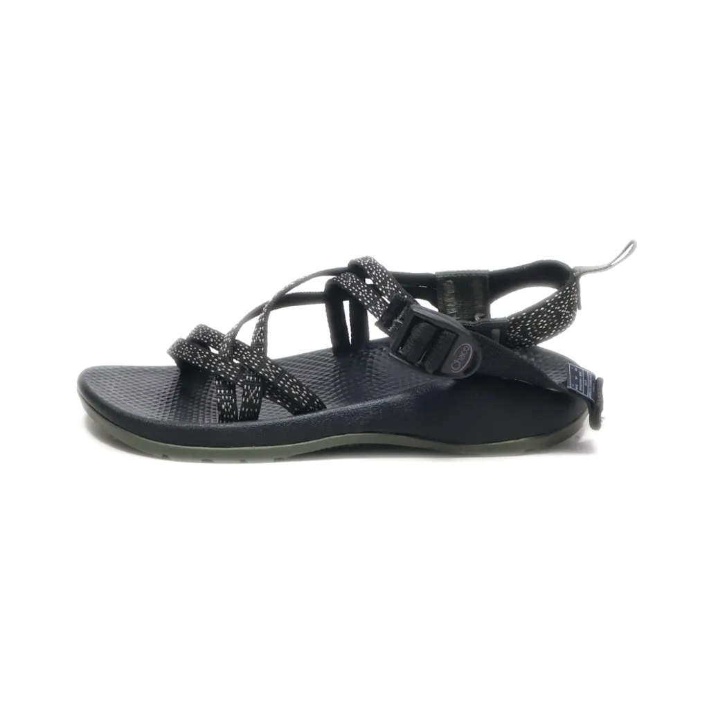 Chaco Flat Sandals Fabric Black Colour For Kids