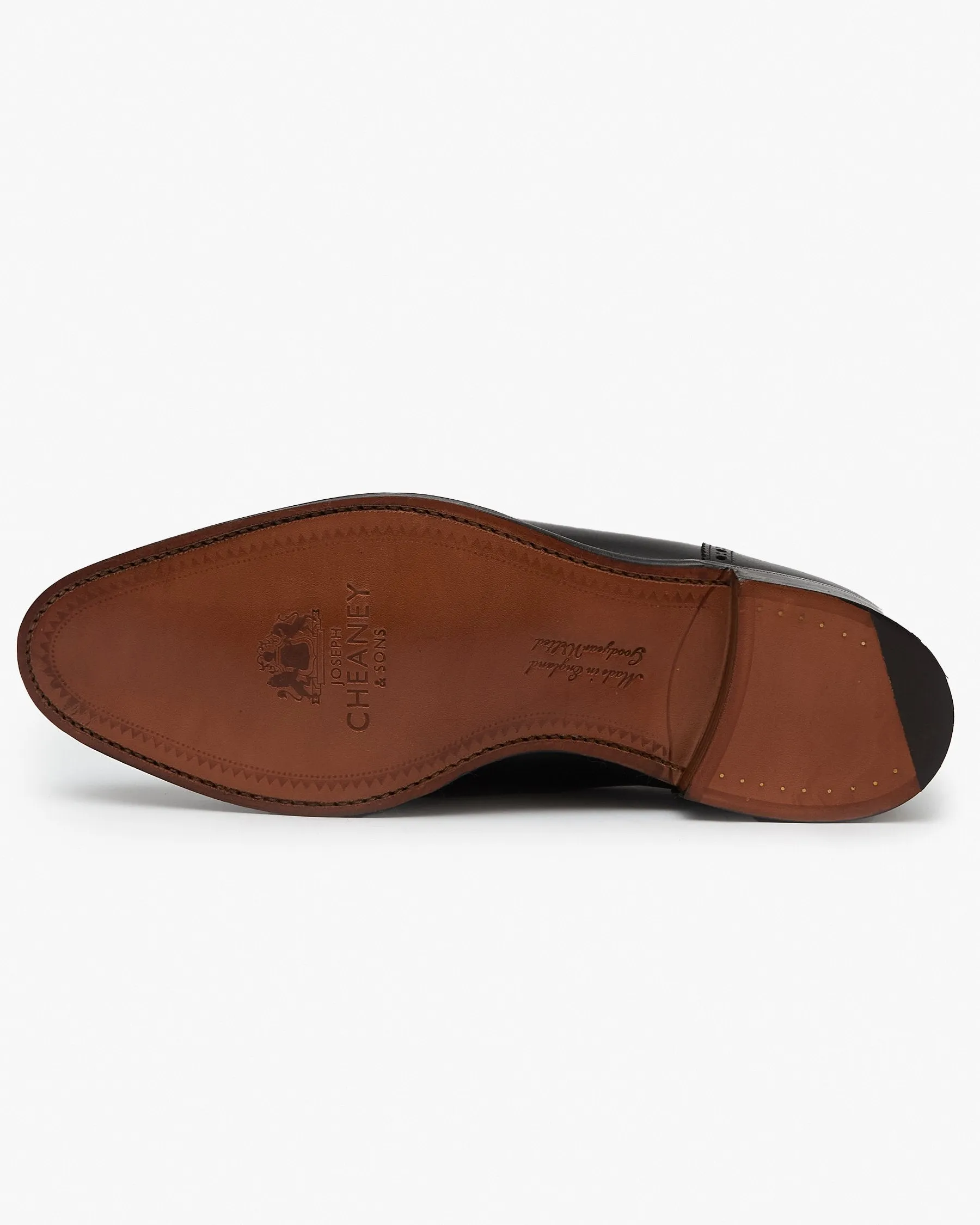 Cheaney Fenchurch Oxford Shoe - Black Calf Leather