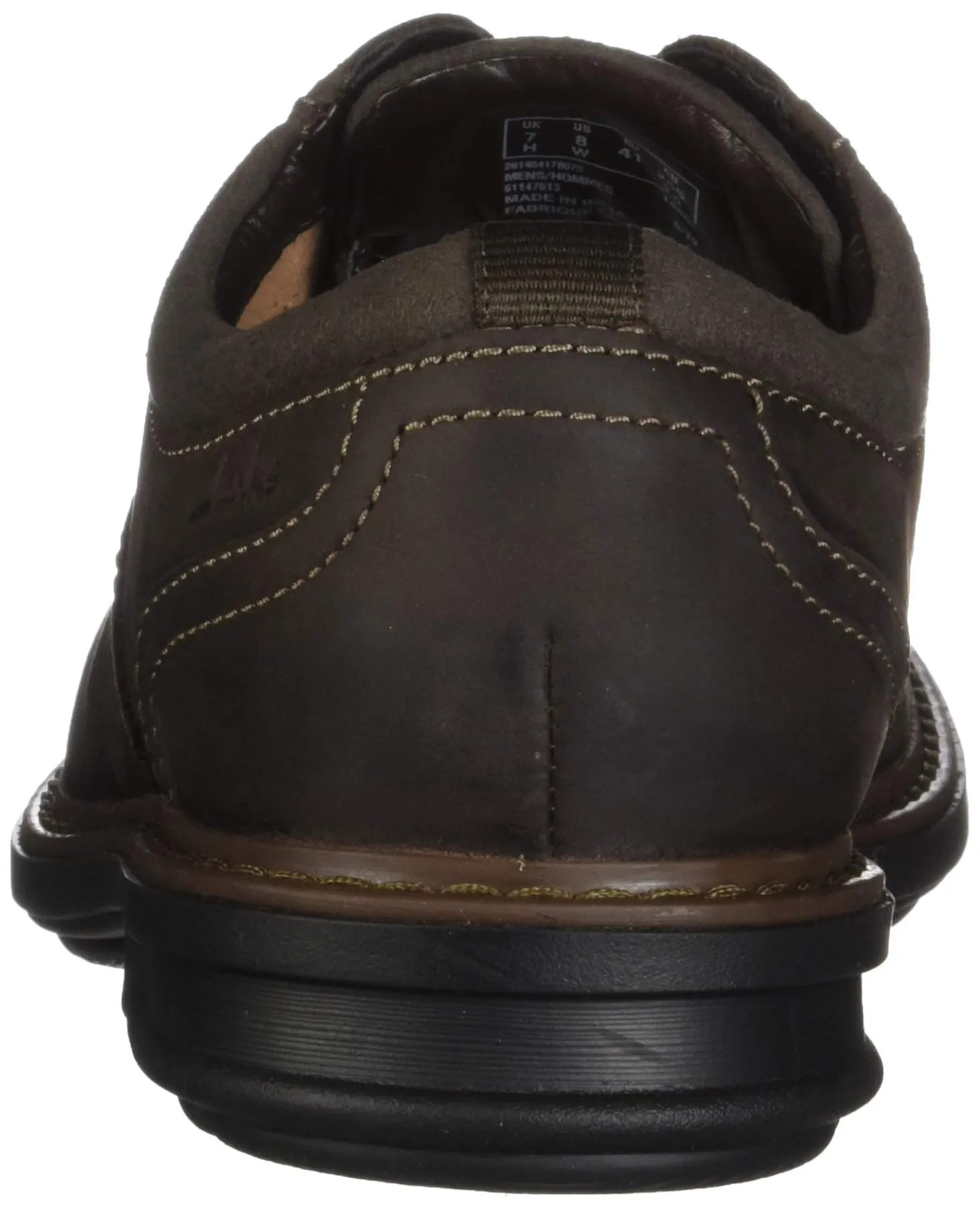 Clarks Men's Rendell Walk Oxford, Dark Brown Leather