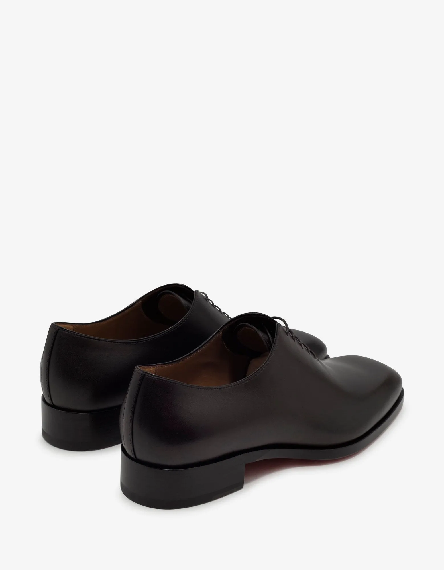 Corteo Brown Patina Leather Oxford Shoes -