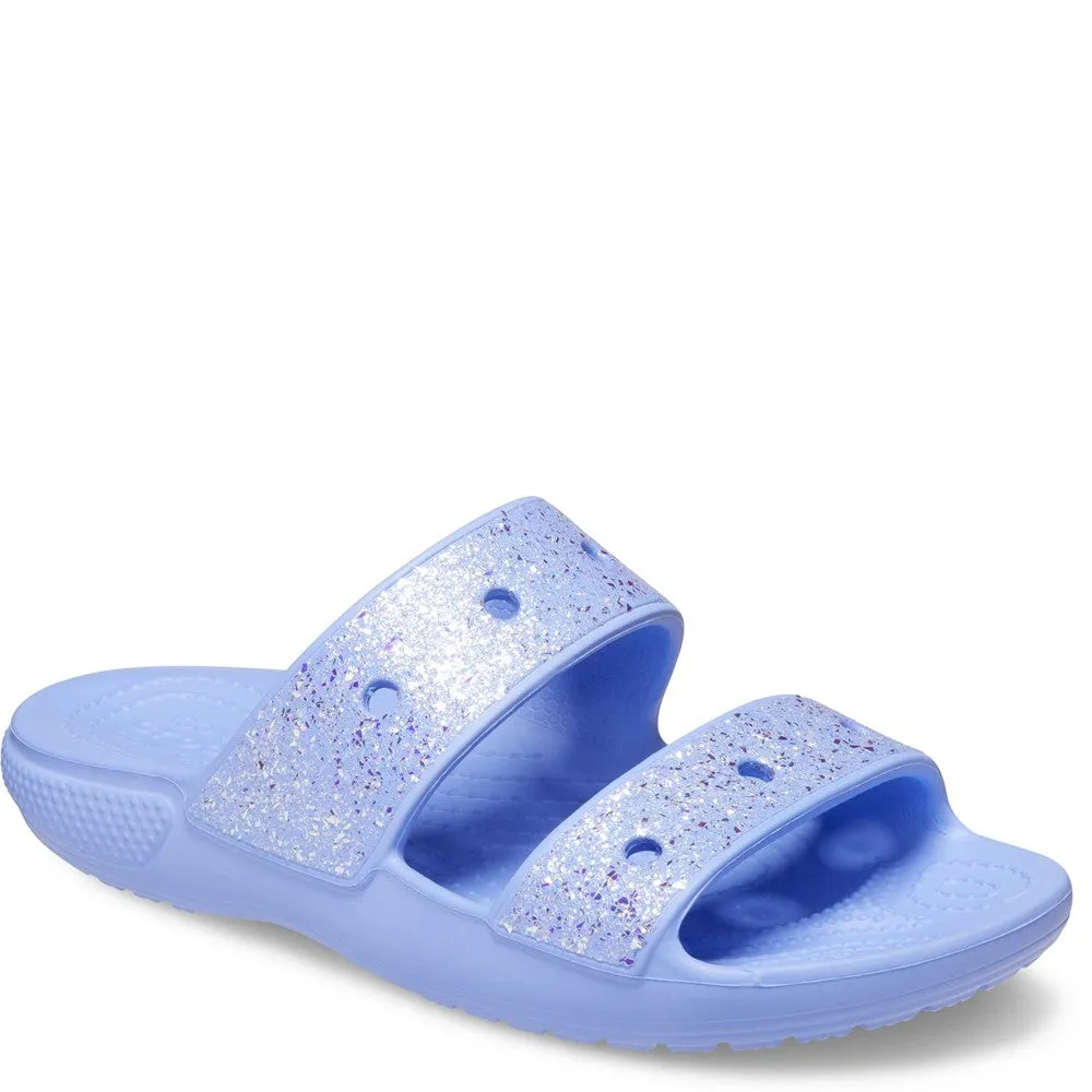 Crocs Kids Classic Crocs Glitter Sandal