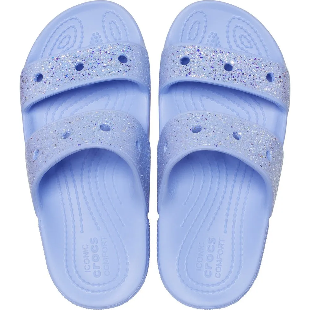 Crocs Kids Classic Crocs Glitter Sandal