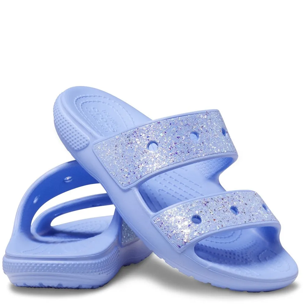 Crocs Kids Classic Crocs Glitter Sandal