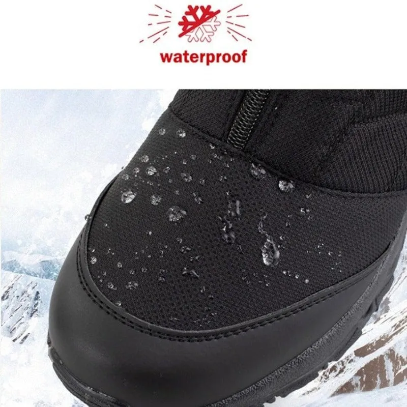 Cuzcare Orthopedic Snow Boots Mid-calf Outdoor Winter Shoes