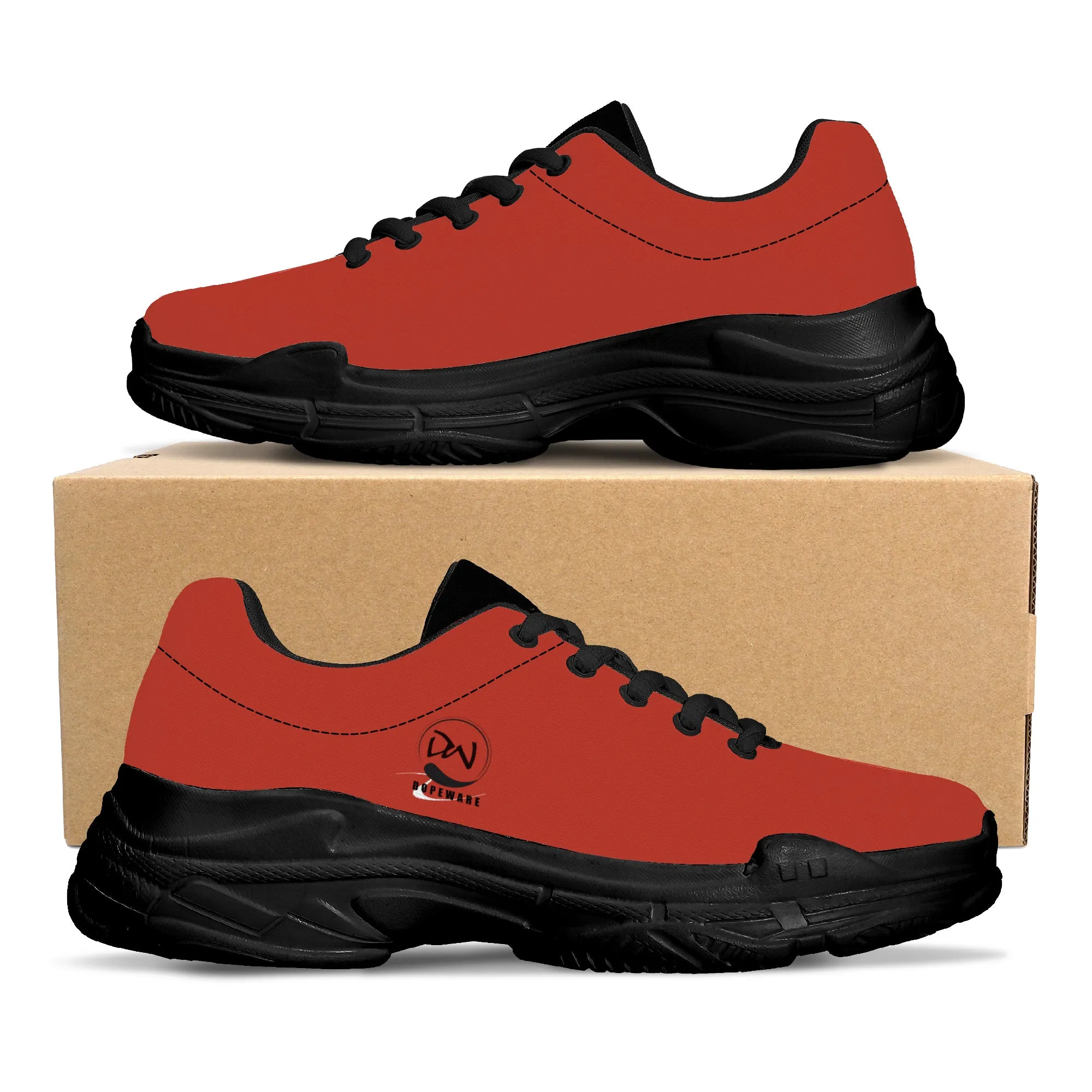 D22 Chunky Sneakers - RED