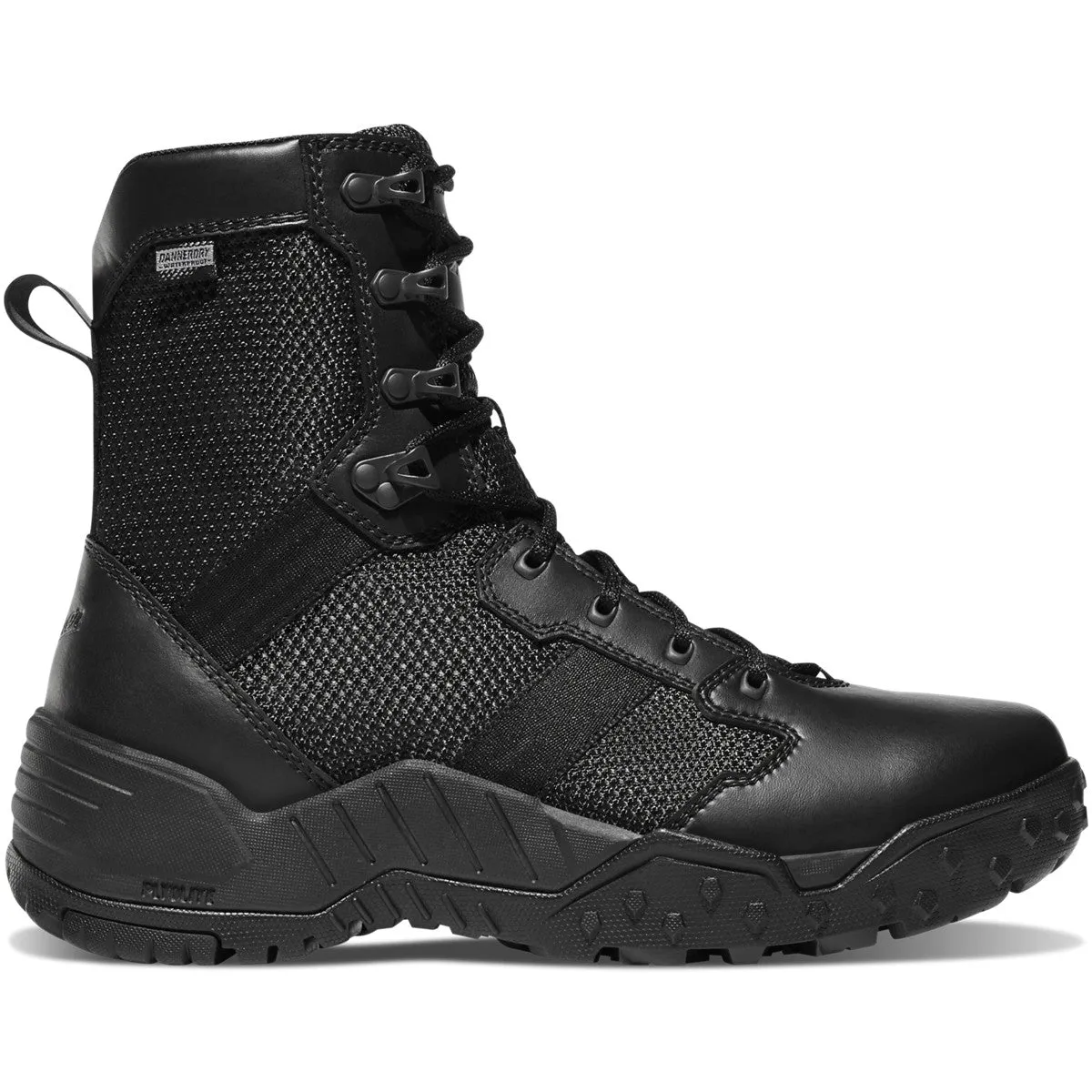 Danner Men's Scorch 8" Waterproof Side Zip Duty Boot - Black - 25733