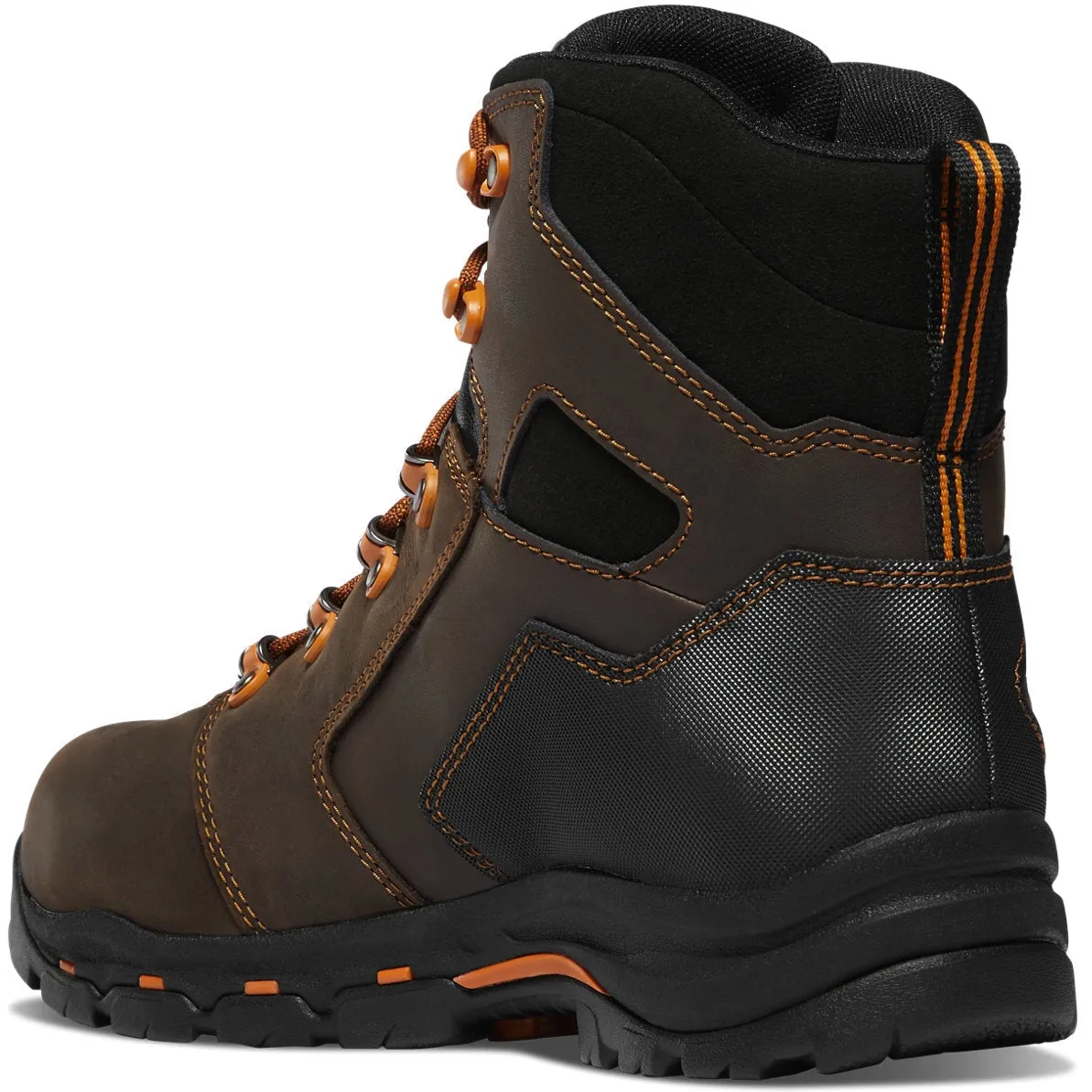 Danner Men's Vicious 6" Comp Toe WP Slip Resist Work Boot -Brown- 13879